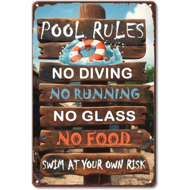 

Vintage Metal Sign Tin Poster Wall Art Decoration Retro