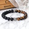 Heren Yoga Boeddha Spacer Kralen Armband - 8mm Ronde Kralen - Nieuwe Collectie