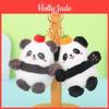 Hochwertiger Plüschpanda Schlüsselanhänger Plüschtier Zubehör für Taschen
