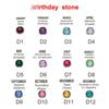 Atoztide Personalized Custom Name Necklace Family Birthstone Stainless Steel for Women Heart Lifetree Pendant Jewelry Gift