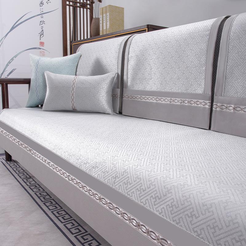 

Летняя диванная подушка, подушка для сиденья, летний китайский стиль, нескользящий чехол, летняя прохладная подушка, твердый деревянный ледяной шелк 90*70cm