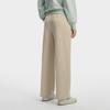 Fila White Classic Fashion Simple Relaxed Comfortable Versatile Straight Leg Woven Casual Pants Women Bottoms Cream F11W613802FBG