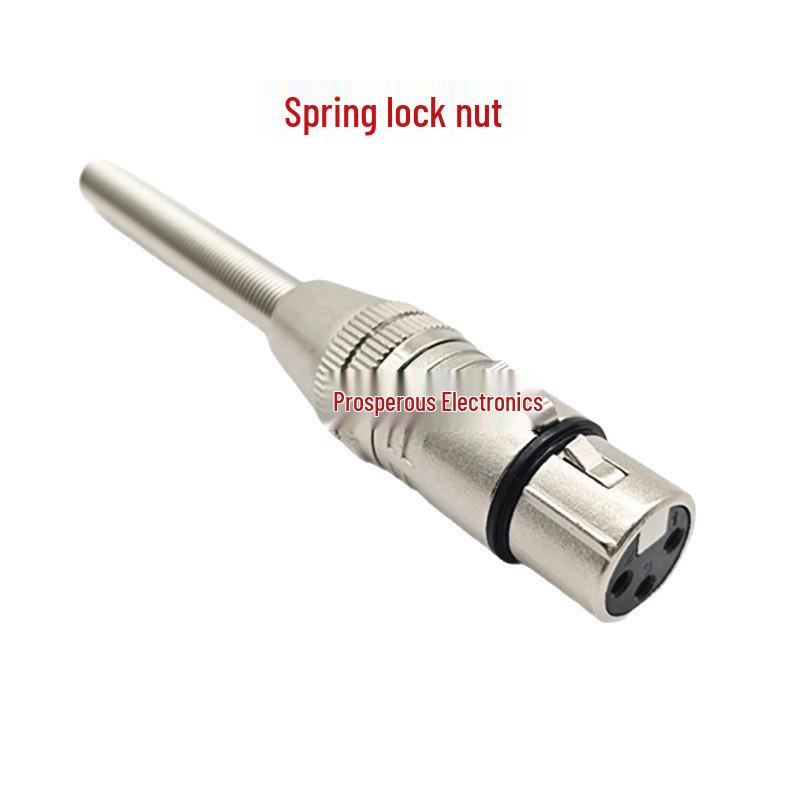 

Metal 3-Pin XLR Female Connector with Long Spring