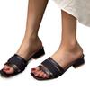 Fashion 2025 Hot Sale Ladies Shoes Open Toe Women's Slippers Fashion Color Matching New Outdoor Plus Size Best Seller High Heels Zapatos