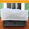 Raised Bed Plant Cover Raised Bed Bird Netting Barrier Screen With Drawstring Freeze Protection Frost Mesh Barrier Screen For