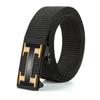 Men'S Toothless Automatic Buckle Woven Canvas Belt Belt Casual Nylon Tactical Pants Belt Military Training Outdoor Belt