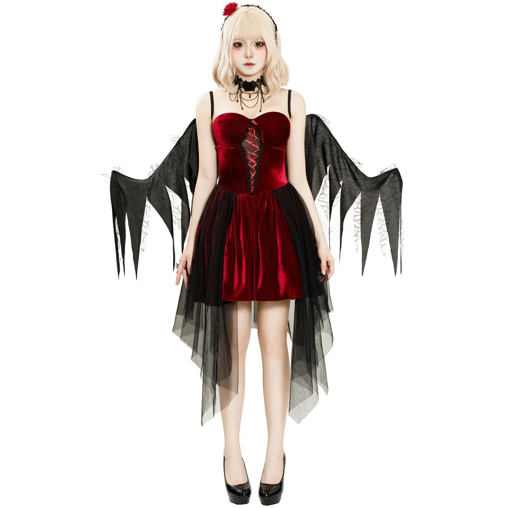 S-XL Halloween Black Angel Costume COS Costume