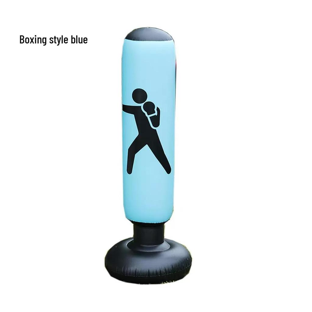 Children's Inflatable Punching Bag: Vertical Boxing Balloon for Home Training and Stress Relief.