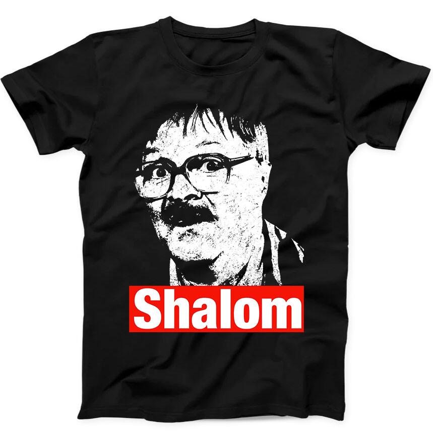 

Shalom Friday Night Dinner Jim Bell Tv Show Cult Gift Tee Black T Shirt 10 M