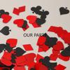 30g/bag Casino Las Vegas Poker Sequin Confetti Game Night Theme Table Scatter for Adults Boy Birthday Wedding Party Decoration