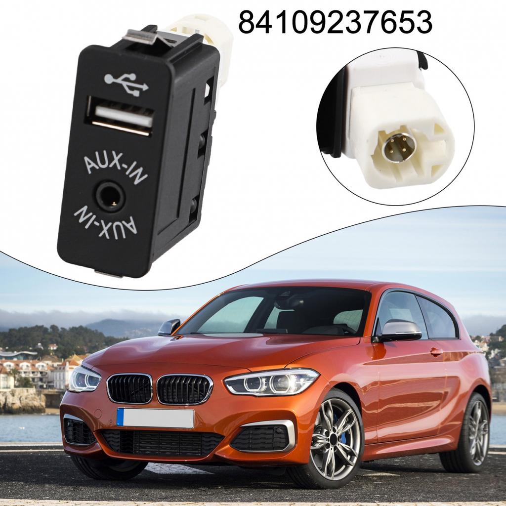 Und Zuverlässige USB AUX Eingangsbuchse für BMW 1 3 5 Serie E60 E61 E81 E87 E90 E91