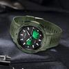 FOXBOX Military Alarm Men Watches Silicone Stopwatch LED Digital Backlight Dual Time Display Waterproof Watch Men Orologio Uomo