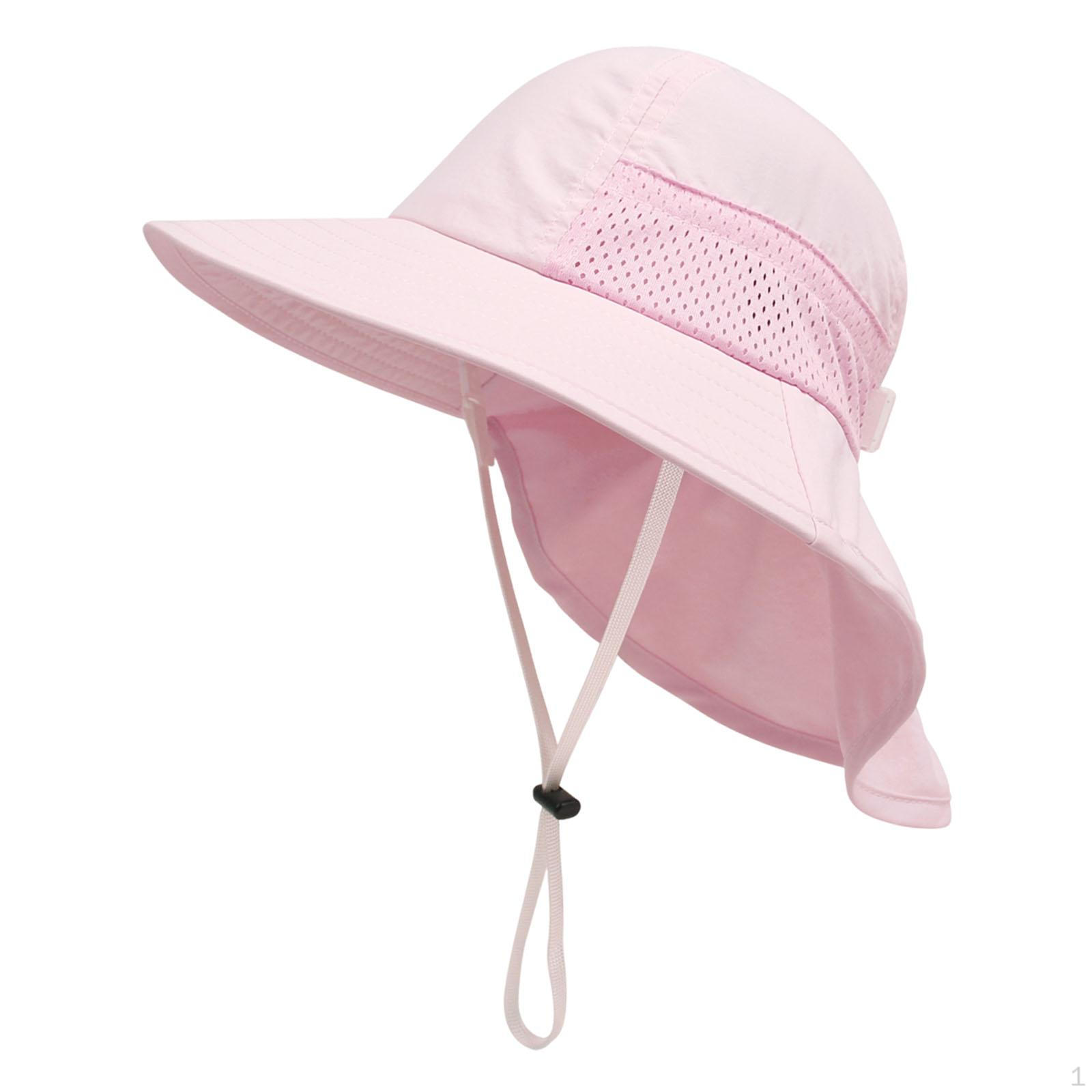 

Bucket Hat for Kids Adjustable Sun Hiking Camping Garden Travel Beach