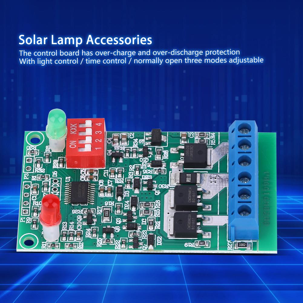 Solar Lamp Panel Circuit Board Controller Module 3A 3.7V7.4V11.1V Lithium Battery