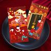 6 buc. Plicuri roșii de Anul Nou Chinezesc 2025 Lunar Yera of The Snake Bani roșii Pocket Spring Festival Lucky Hong Bao