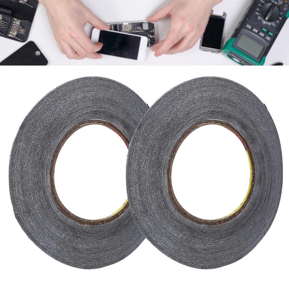 (2Pcs Set) 50M DoubleSided Tape UltralThin Super Sticker for Phone Screen Repair(2mm 0.08in )