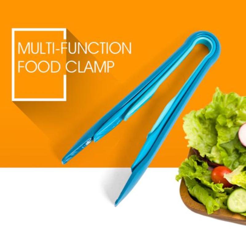 1Pcs 6/8/10inch Bread Salad Clip Kitchen Baking BBQ Silicone Tongs