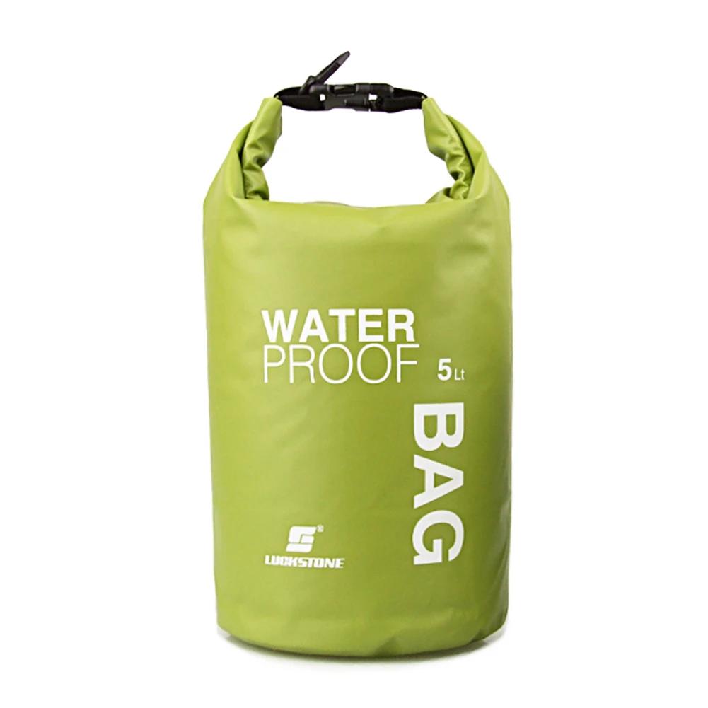 10-2lL Drifting PVC Mesh Bags Lightweight Waterproof Phone Pouch Floating Boating Kayaking Camping Bags for Outdoor Swimming