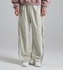 Beoteunseoul Contrast Tech Track String Pants (Light Grey)