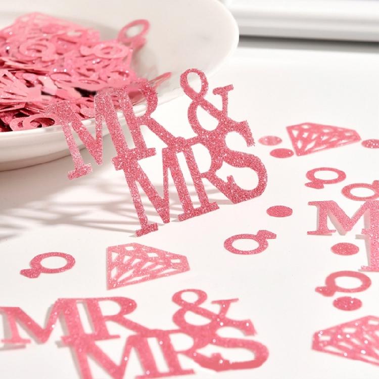 Wedding Rings Confettis for Birthday Wedding Engagement Bridal Showers Celebration Party Decoration