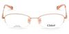 Chloe Eyeglass Frames CH0044OJ 002 Pink Gold Women's