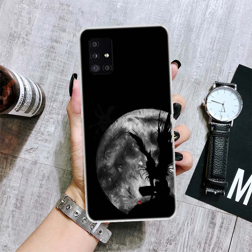Anime Manga Death Note Ryuk Phone Case For Samsung Galaxy A12 A22 A32 A42 A52 A72 A51 A71 5G A41 A31 A21 A02S M12 M21 M31 M30S