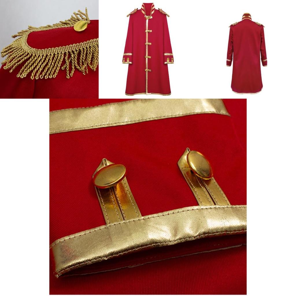 Cotton Fabric Pirate King Luffy Cosplay Costume Captain's Style With Hooded Cape And Straw Hat