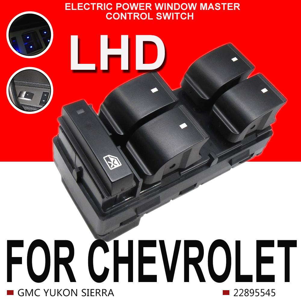Power Master Window Lifter Control Switch Regulator Button For Chevy Silverado GMC Sierra Traverse HHR Yukon Buick 20945129