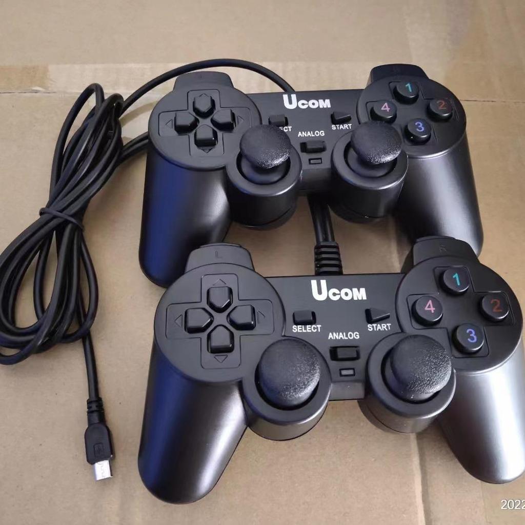 2,4G Kabelloser & Kabelgebundener Spielkonsolen-Controller mit USB-Empfänger, Verlängerung und TF-Speicherkartenunterstützung