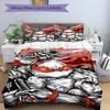 3pcs Ninja Turtles Bedding Set. Soft and Comfortable with No Core Included (1x Duvet Cover + 2x Pillow Covers) Yy251031046