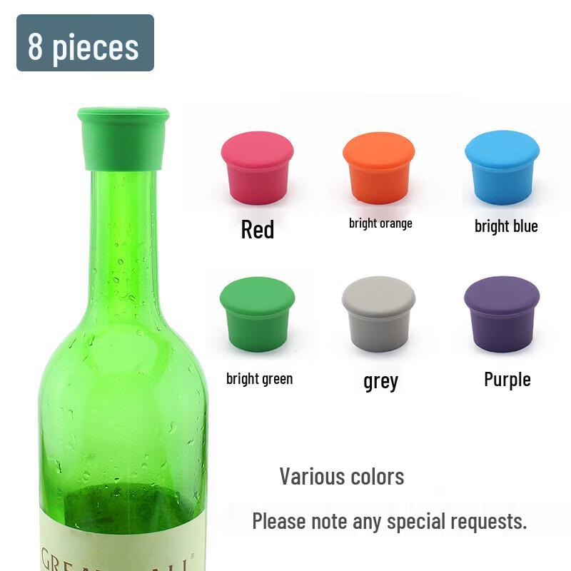 Food-Grade Silicone Wine Bottle Stopper