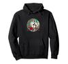 Chat calico Chapeau de Père Noël Illustration Art Nouveau Chat calico Sweat à capuche