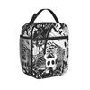 Hollow Knight Thermal Insulated Lunch Bags for School Portable Food Container Bags Cooler Thermal Lunch Boxes