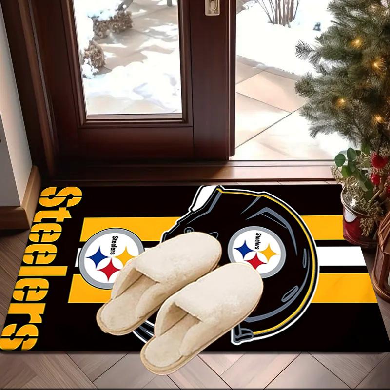 Pittsburgh Football  Area Rug for Office, Chair Rug, Decorative Carpet Livingroom Mat, Large Size Fan gifts Christmas gifts