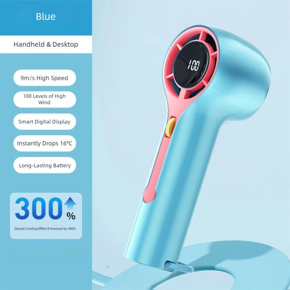 Low Noise Outdoor Portable Fan Fast Cooling Small Electric Fan Mini Handheld Fan  Home