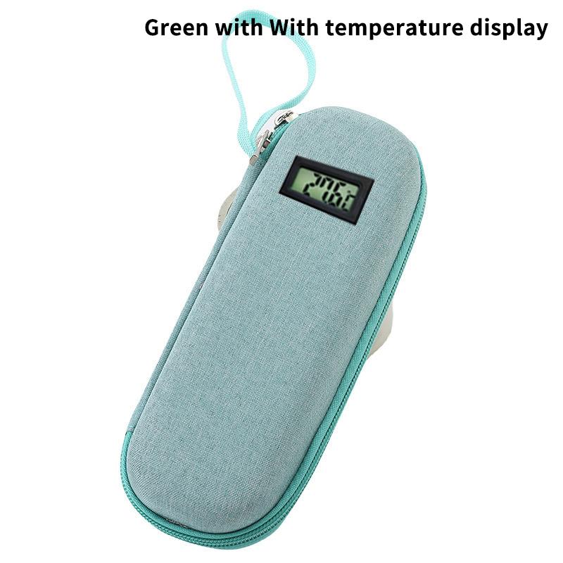 Insulin Cooler Travel Case Waterproof Insulin Cooling Bag With Thermometer Display Medicine Organizer Bag For Diabetics