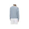 Fila Fusion Letter Logo Simple Loose Knit Pullover Long Sleeve Sweatshirt Women Sweatshirt Navy-Blue T11W242204F-LB