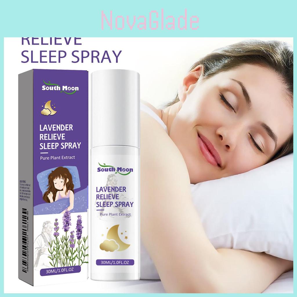 South Moon Lavender Sleep Spray Promotes Relaxation Calms Anxiety Enhances Sleep Quality 30ml
