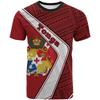 T-shirt Grafiche con Mappa della Bandiera di Tonga Maglietta con Emblema Nazionale Tongano per Uomo Abbigliamento Polinesia T-shirt Unisex Casual da Uomo Top da Donna