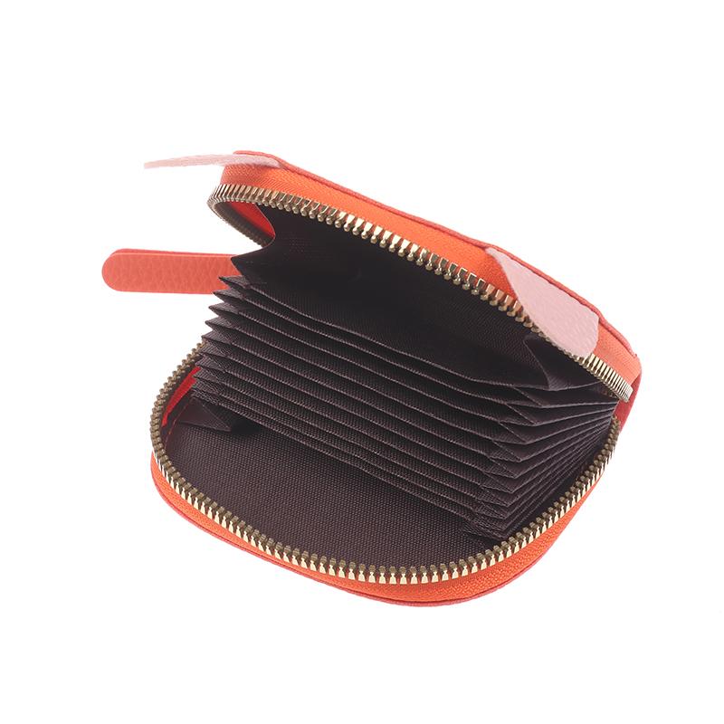 Pu Leather Female Light Student Cartoon Cute Pig Zipper Multi-Card Card Set Soft Pickup Clip Coin Purse Mini Clutch Earphone Bag