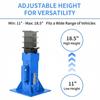 2Pcs 12 Ton /22 Ton Pin Type Car Jack Stands, Heavy Duty Pin-Style Supports with Quick-Release Locking for Trucks, RVs & SUVs