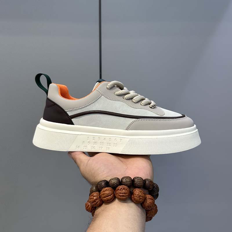 Autumn new leather casual board shoes light sole comfortable sports ysd 38 хаки