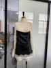 2025 Lace Patchwork Flare Sleeve Short Dress for Women