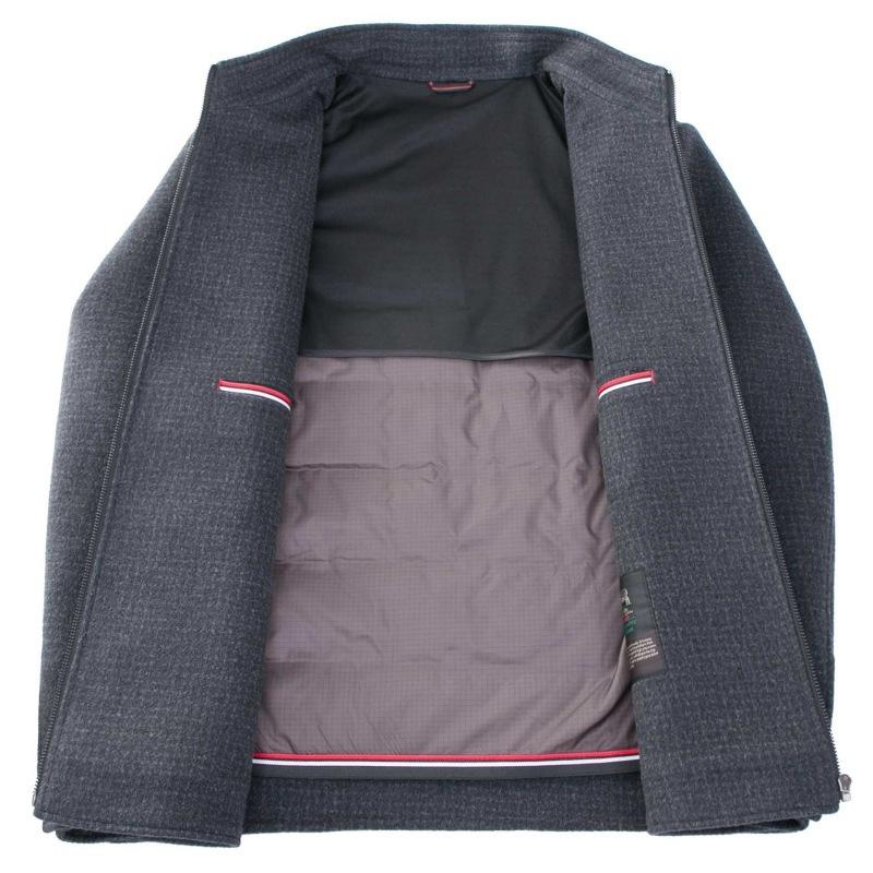 Double-sided short cashmere coat, middle-aged woolen woolen jacket, winter casual removable liner stand-up collar top