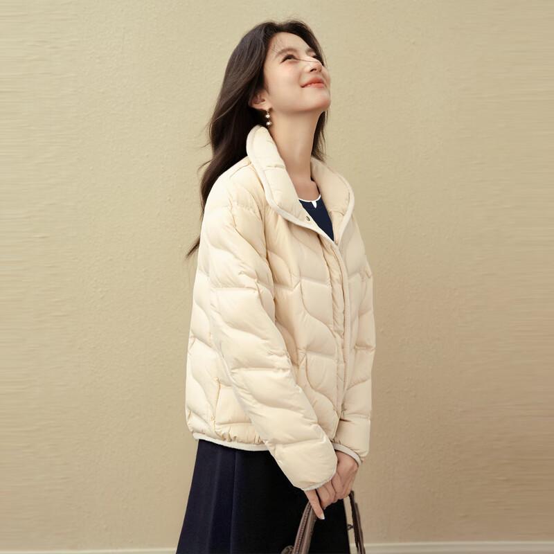 SEIFINI Women's Soft Stand Collar Down Jacket