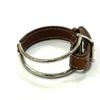 Hermes Belt Switching  Bracelet Metal / Leather Brown