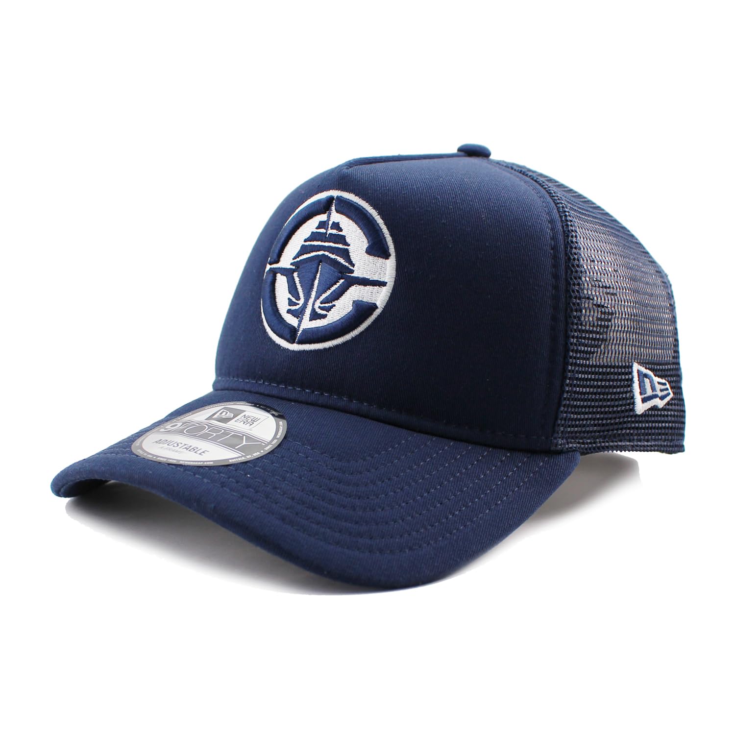 

Кепка-сетка 9FORTY Los Angeles Clippers NBA TRUCKER MESH CAP NAVY LOS ANGELES CLIPPERS Снэпбэк 940 Шляпа AF [New Era] A-FRAME A-Frame [Б/У]