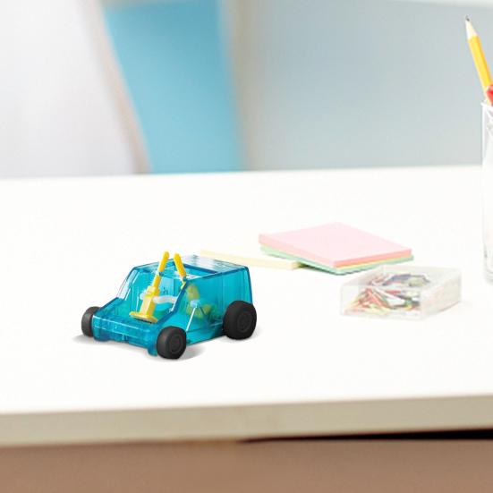 Car Sahpe Table Dust Cleaning Brush Fun Plastic Party Confetti Eraser Dust Sweeper for Kids
