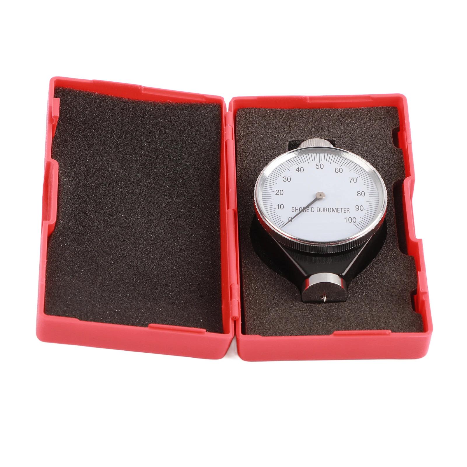

Meter 0‑100 HA Hardness tester rubber hardness tester Durometer Meter Shore Type A/O/D Rubber Tire Durometer Hardness Tester червоний