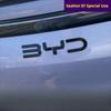 For BYD SeaLion 07 EV Car Specialized No Disassembly Overlay Blackened Emblem Black Warrior Black Car Logo Sticker Auto Exterior